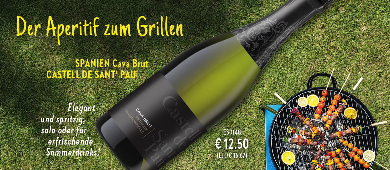 Perfekter Aperitif für Ihr Grillfest - auch zum Mixen geeignet bei WEIN-MUSKETIER Aalen
