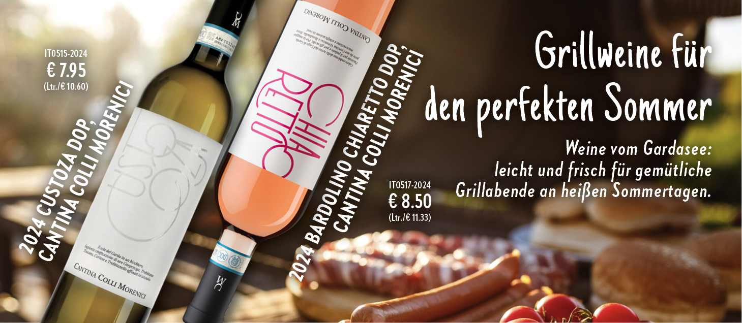 Grillweine für einen perfekten Sommer jetzt im WEIN-MUSKETIER Aalen.